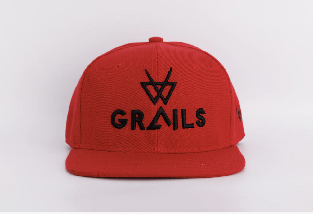 Grails Snapback – Red & Black