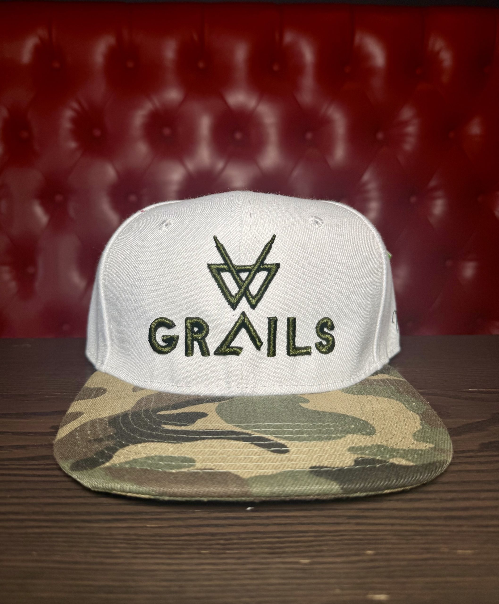 Grails Snapback – Sky Blue & White