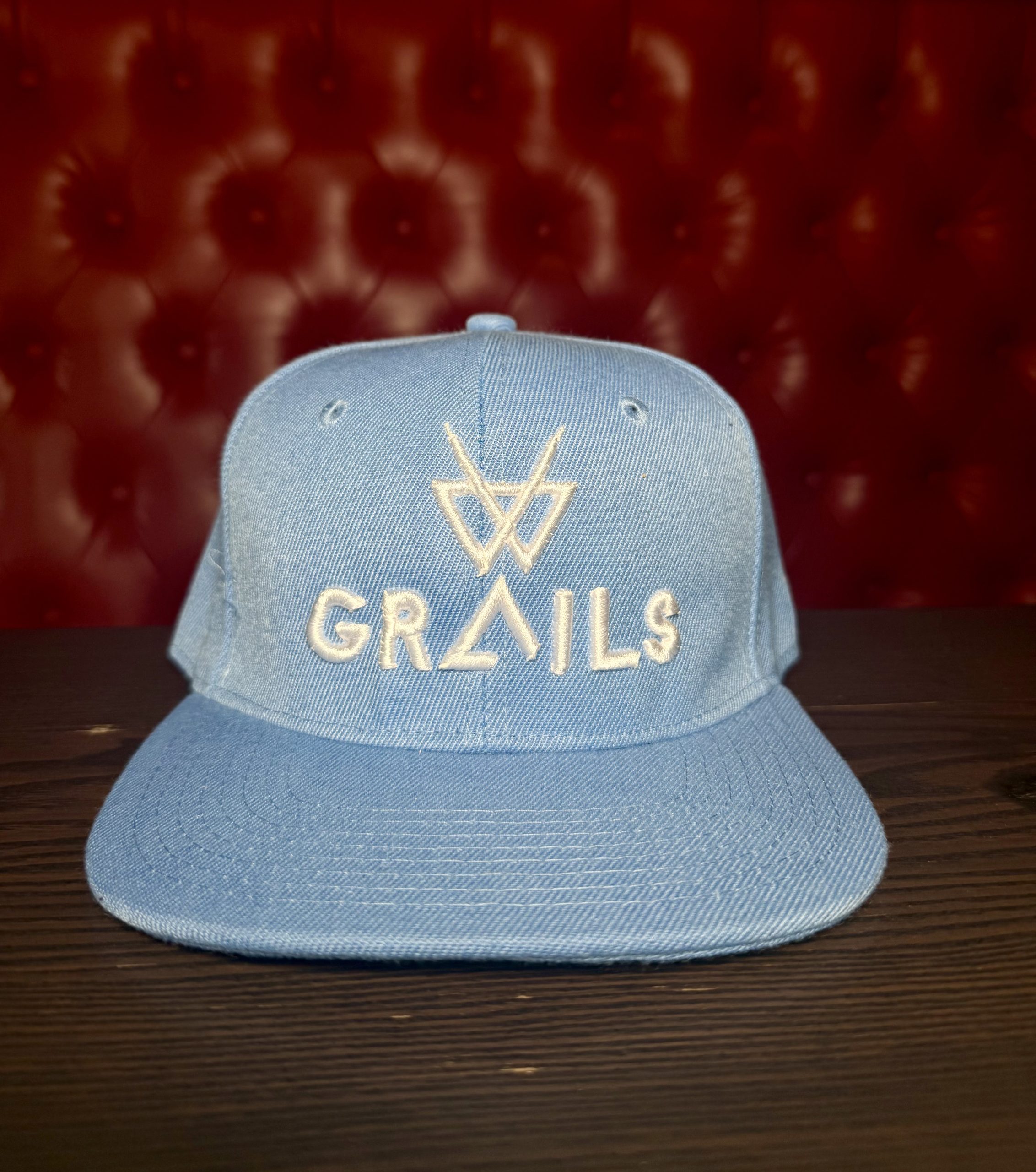 Grails Snapback – Sky Blue & White