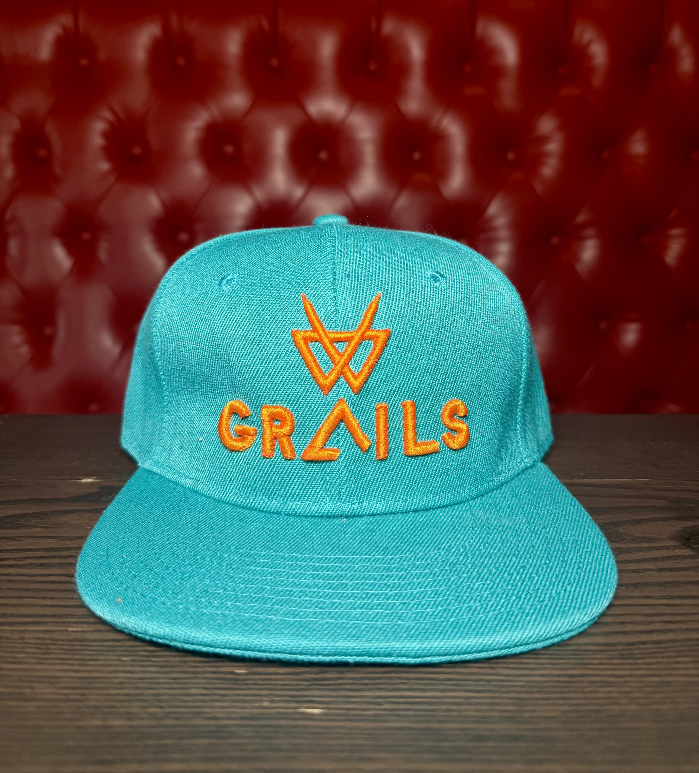 Grails Snapback – Dolphins Teal & Orange