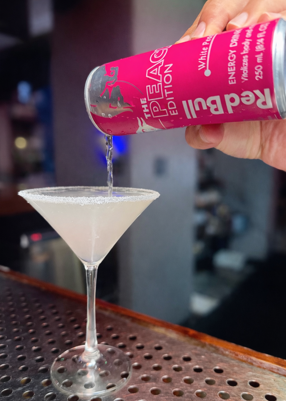 White Peach Lemon Drop Martini